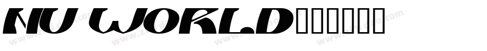 Nu World字体转换